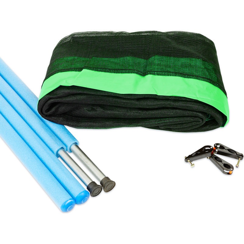 Trampoline 8 Pole Safety Net & Poles 3 Colours 10ft Buy Trampoline