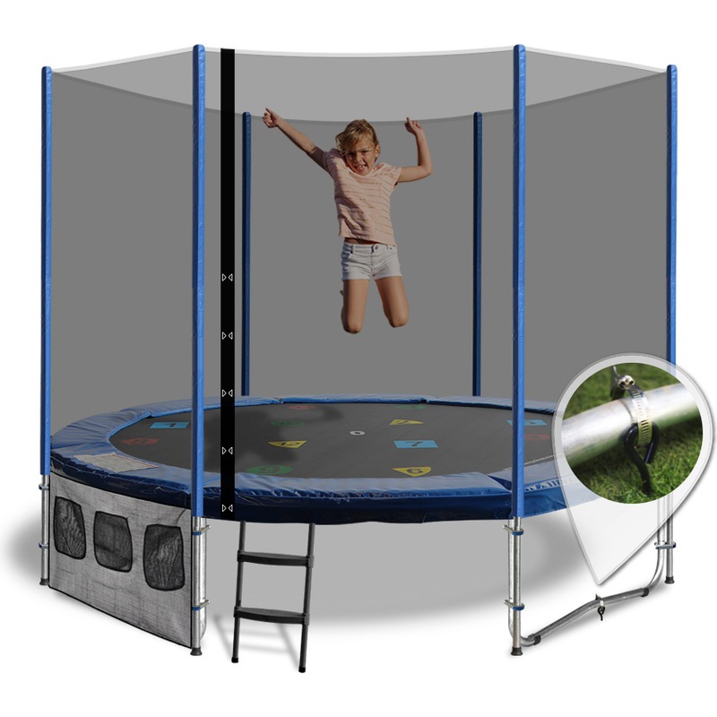 Round Summit 8ft Trampoline with Enclosure Buy Trampolines 198023
