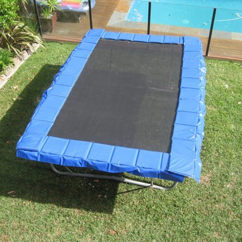 Rectangular Trampoline Safety Pads In Blue 18m Buy Trampoline