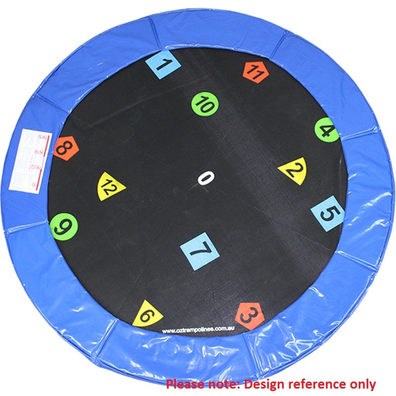 Printed Numbers 12ft Trampoline Mat For 72 Spring Buy Trampoline