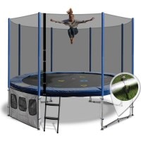Round Summit Family 10ft Trampoline with Ladder