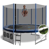 Round Summit 12ft Trampoline with Enclosure