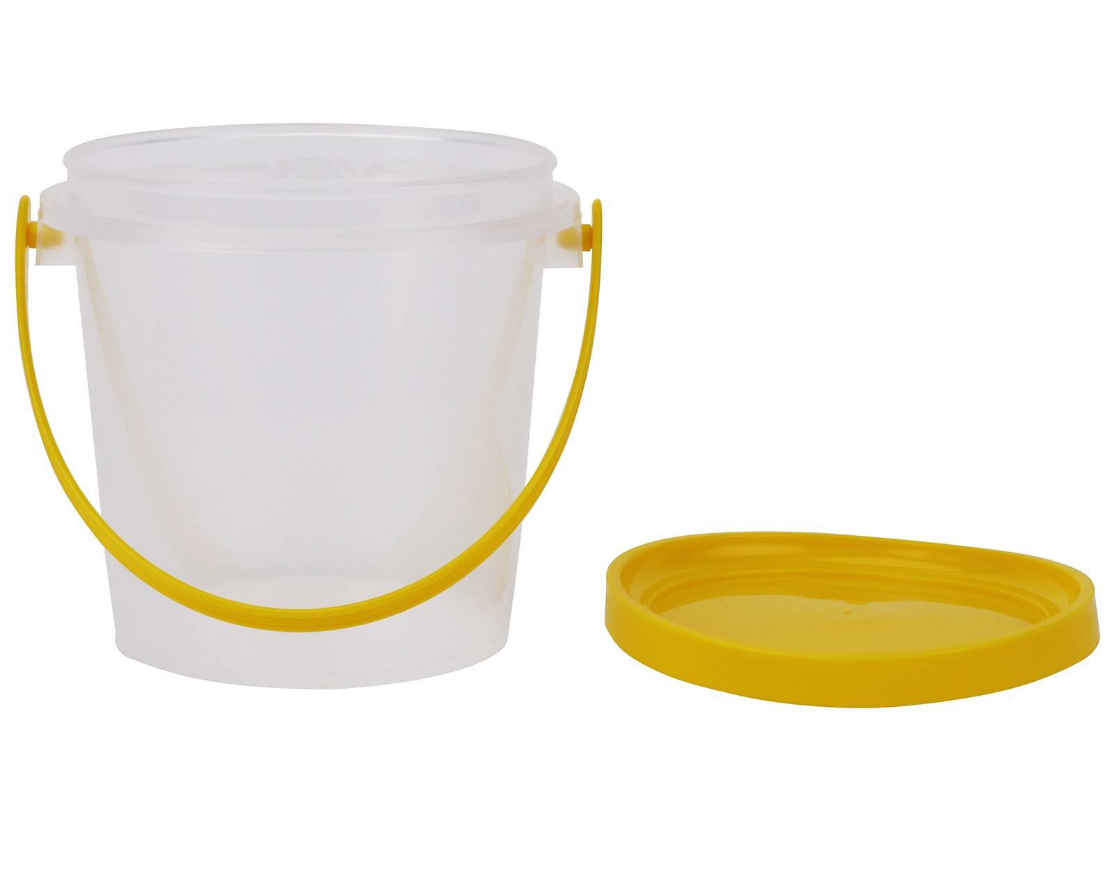 Carton 180pcs Plastic Honey Bucket 800ml/1kg Complete Honey Jar Handle