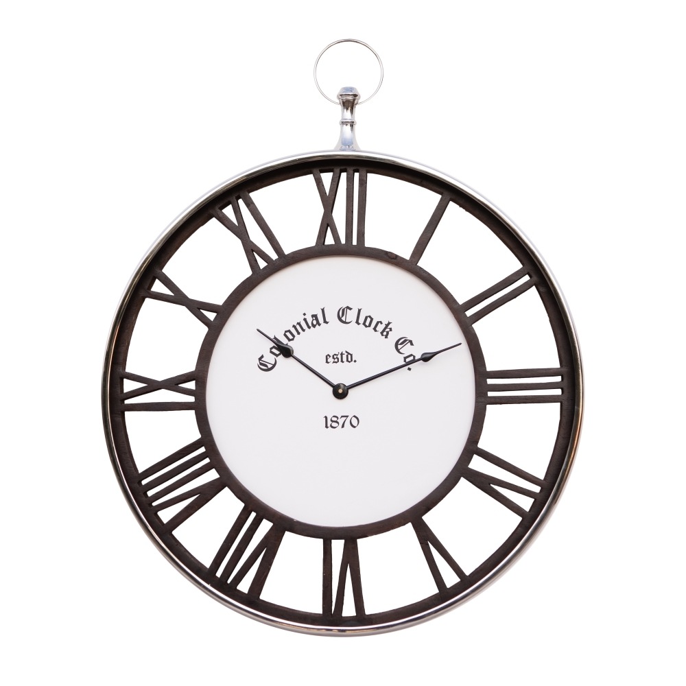 COLONIAL CLOCK CO Small 40cm Dark Wood Wall Clock Buy Wall Clocks