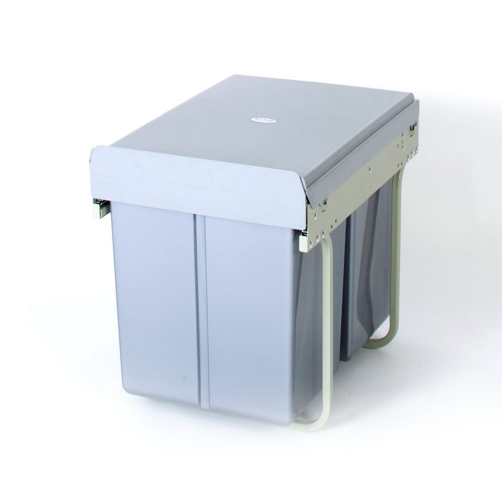 ELITE DOMESTIQUE 40L Twin SlideOut Concealed Waste Bin (for 40cm