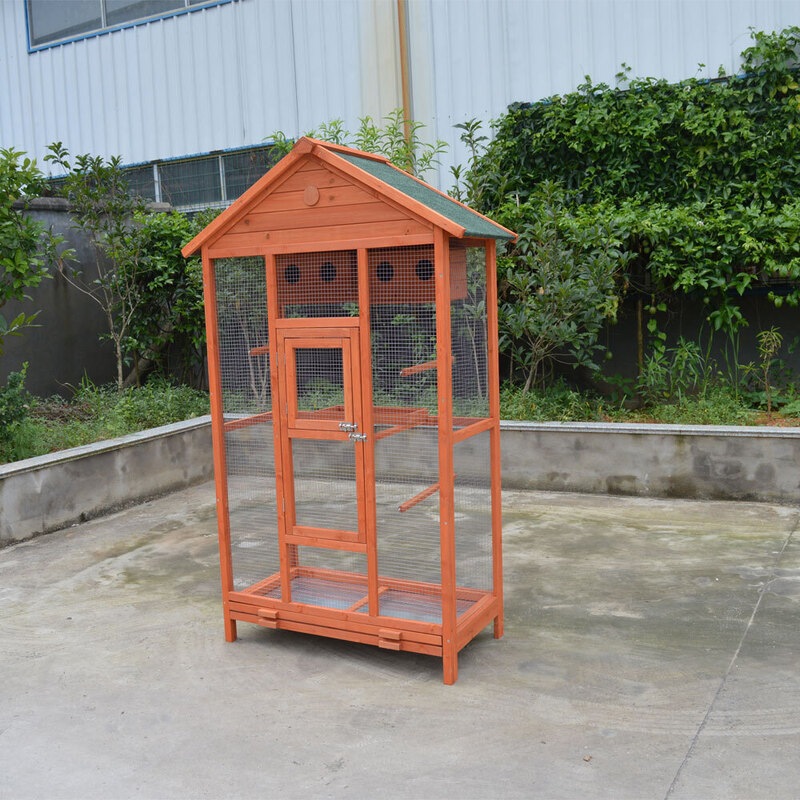 New Extra Large Fir Wood Wire Mesh Parrot Aviary Budgie Canary Bird Cage Buy Bird Cages Aviaries 200725