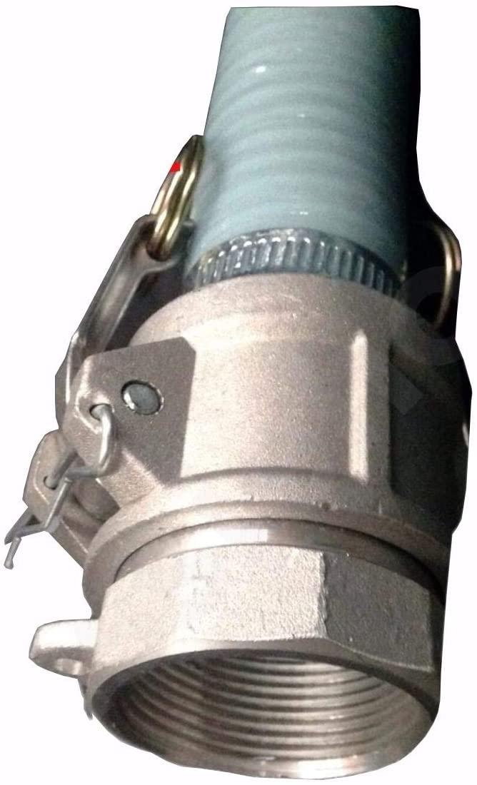 NEW 10m 1.5" GENUINE KASA FIRE SUCTION WATER HOSE with CAM LOCK BRASS