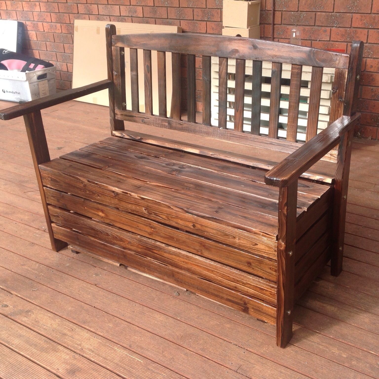 OUTDOOR BENCH WITH STORAGE COMPARTMENT! Buy Outdoor 