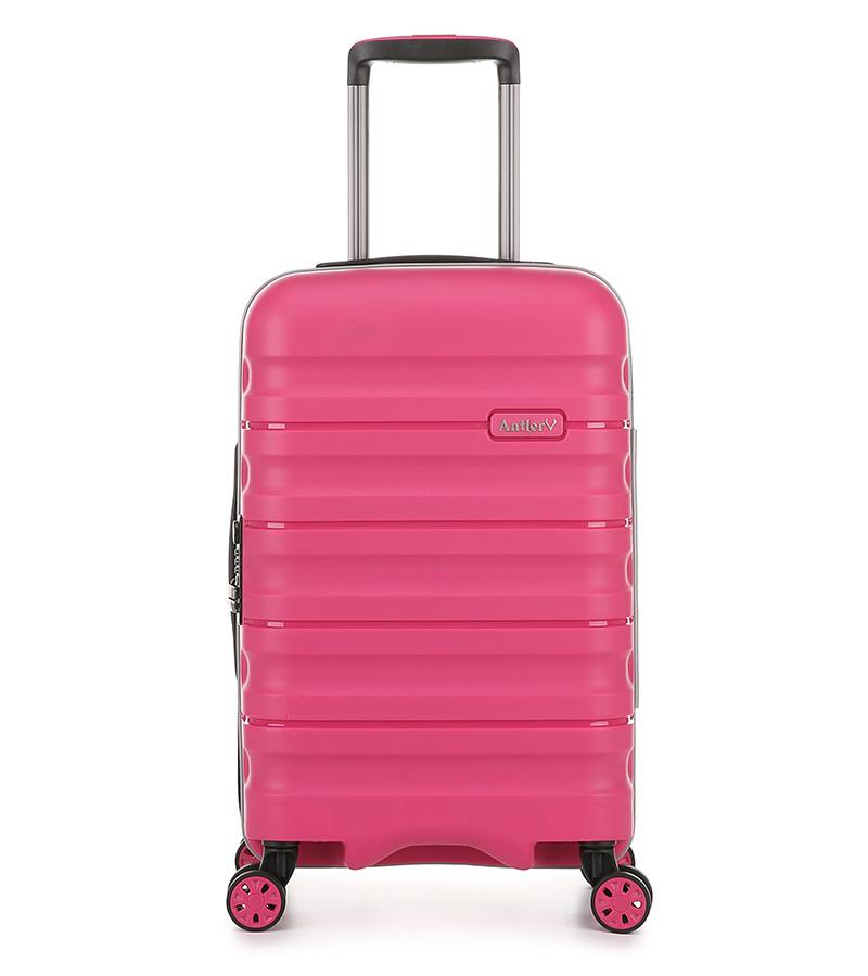 pink small suitcase