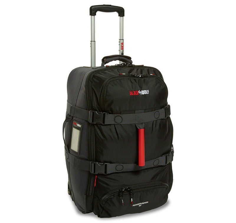 Blackwolf - Ridgerunner 60L Duffle/Backpack on Wheels - Black | Buy Wheeled Duffle Bags ...