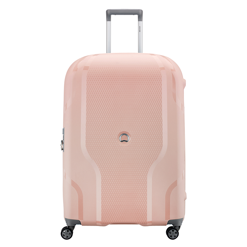 pink suitcase 4 wheels