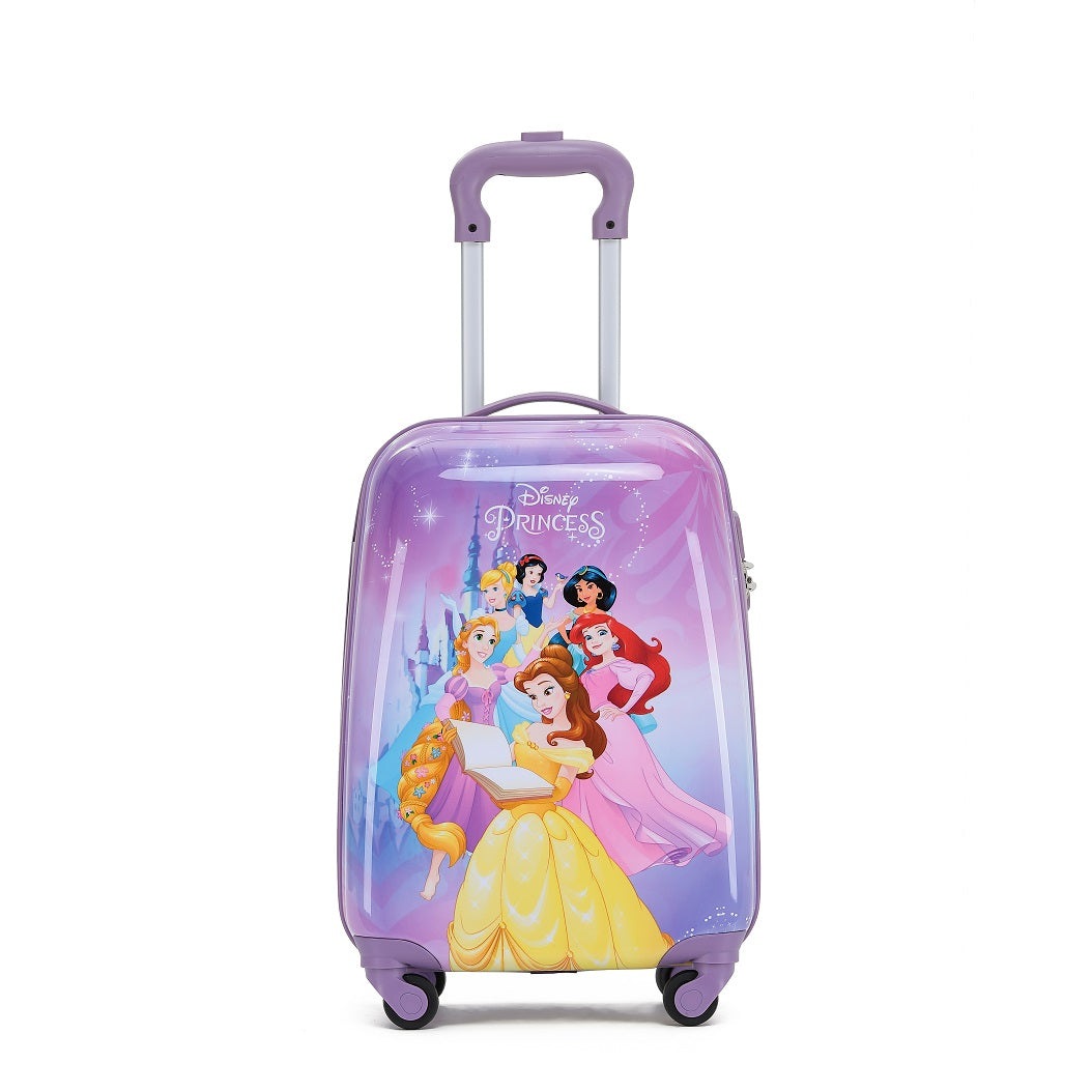 Disney Princesses 17in Small 4 Wheel Hard Suitcase 9325979058335