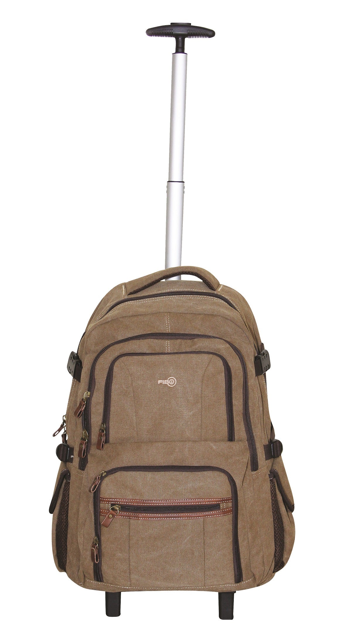 FIB A1725C Laptop Backpack with Wheels Khaki Buy Wheeled
