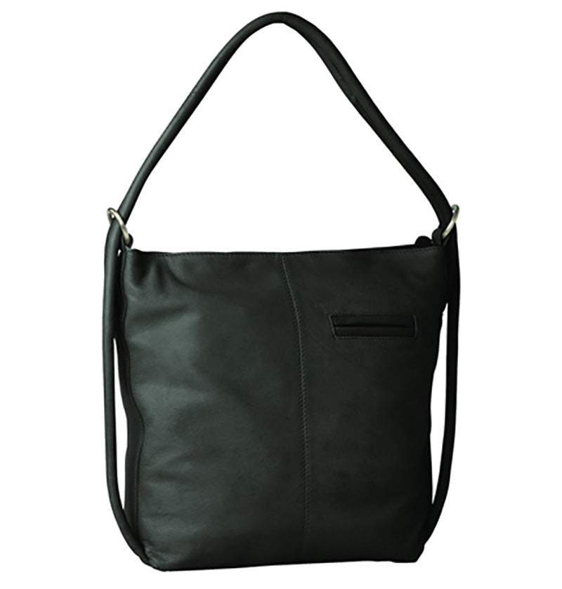 Gabee - Indiana Leather Convertible Handbag/Backpack - Black | Buy Handbags & Totes - 9977041011061