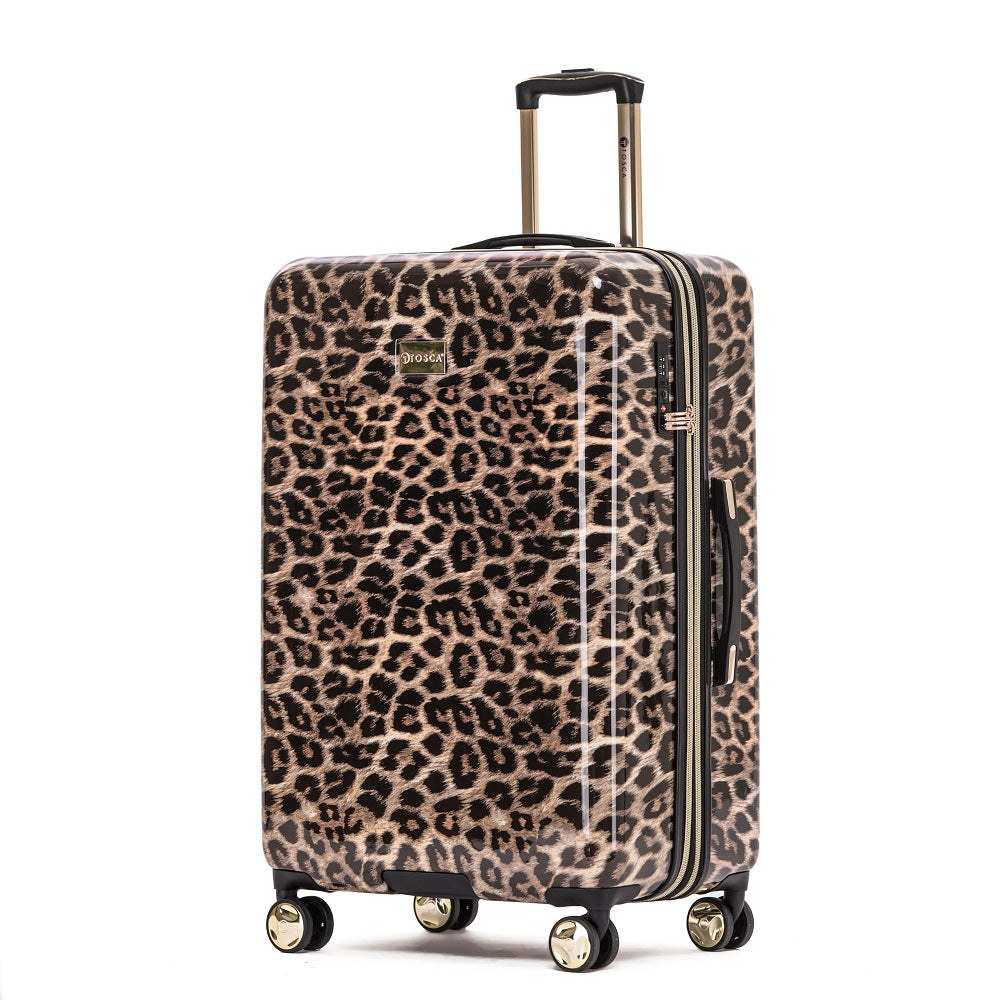 4 wheel hard suitcase