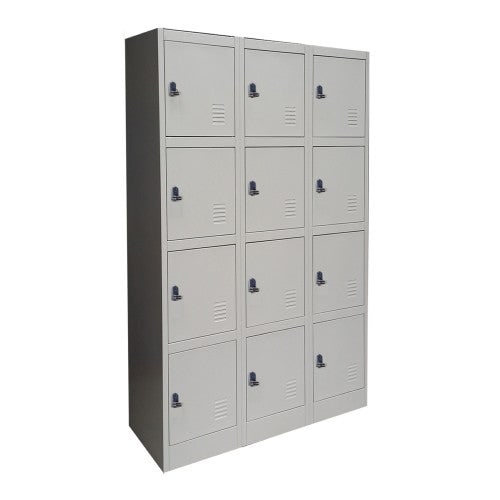 12 Door Metal Steel Storage Locker with Padlock Receptors Buy Office