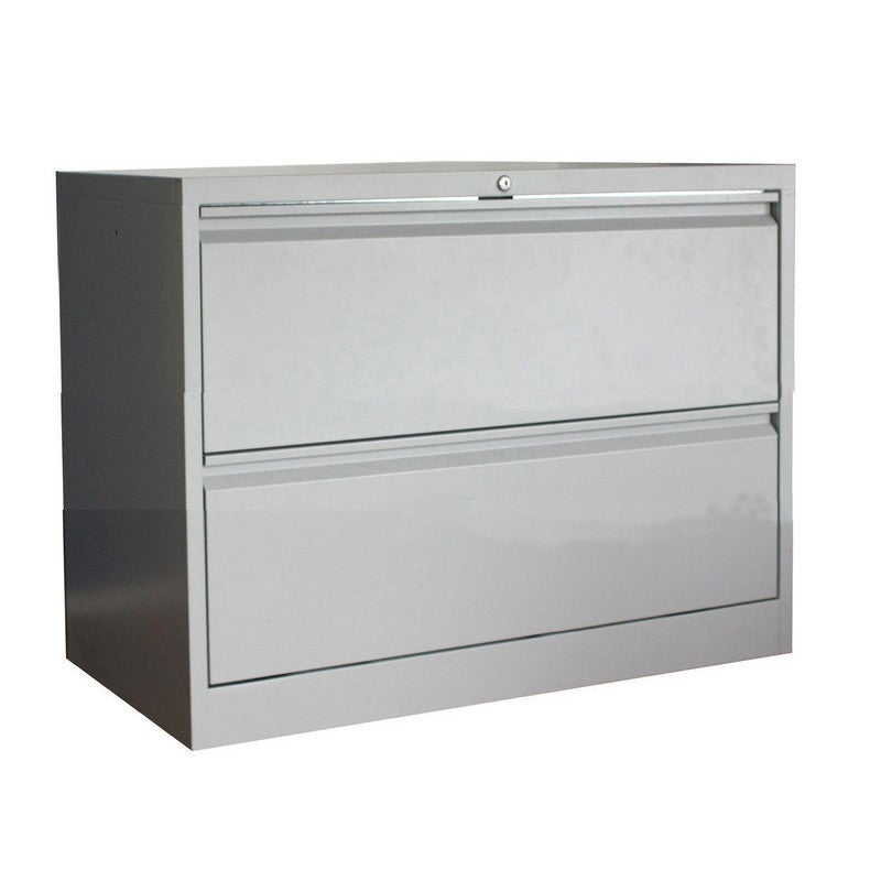 Heavy Duty Metal 2 Drawer Lateral File Cabinet Grey Buy Filing
