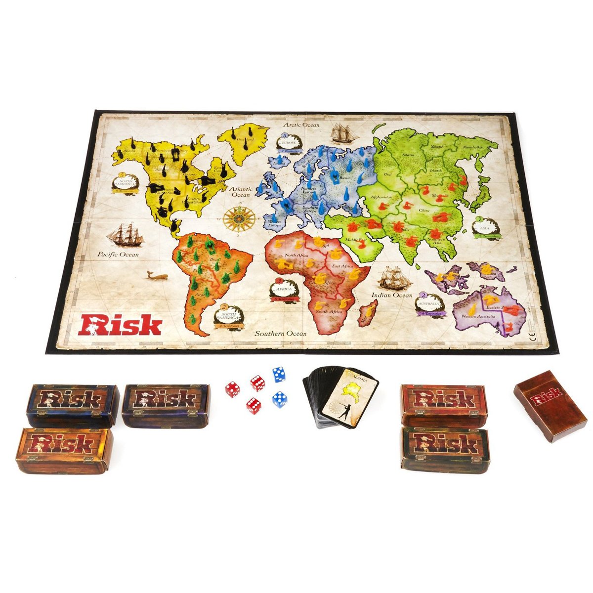 2016 New Version RISK The Game of Strategic Conquest By Hasbro | Buy ...