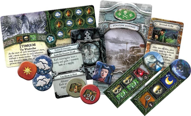 Elder Sign Omens Of Ice Expansion Board Game Buy Board Games 841333100858