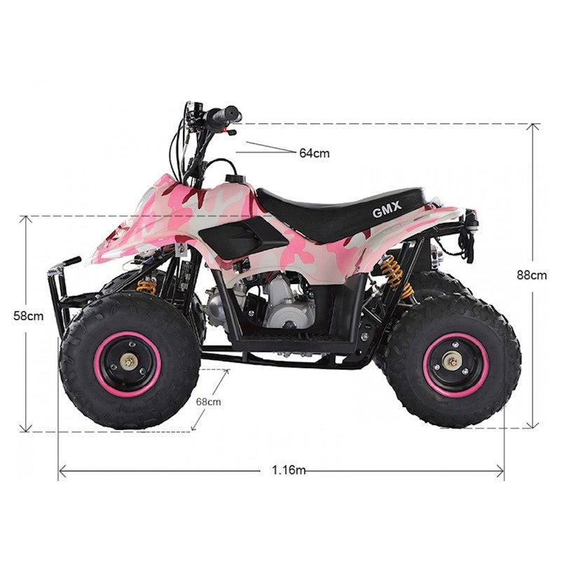 pink quad bike 110cc