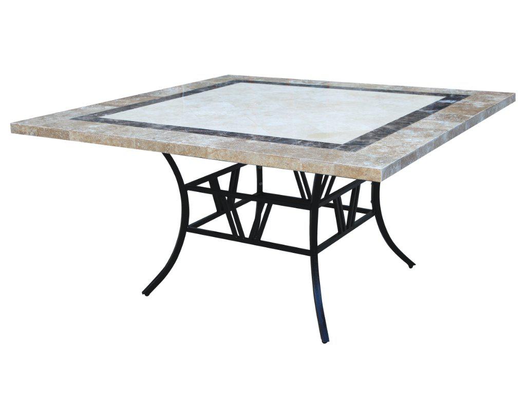 Outdoor Travertine Stone Dining Table (150x150cm) Buy Outdoor Dining