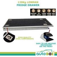 125kg Steel 4wd Fridge Slide Unit Heavy Duty for Large Waeco Engel ARB Camper