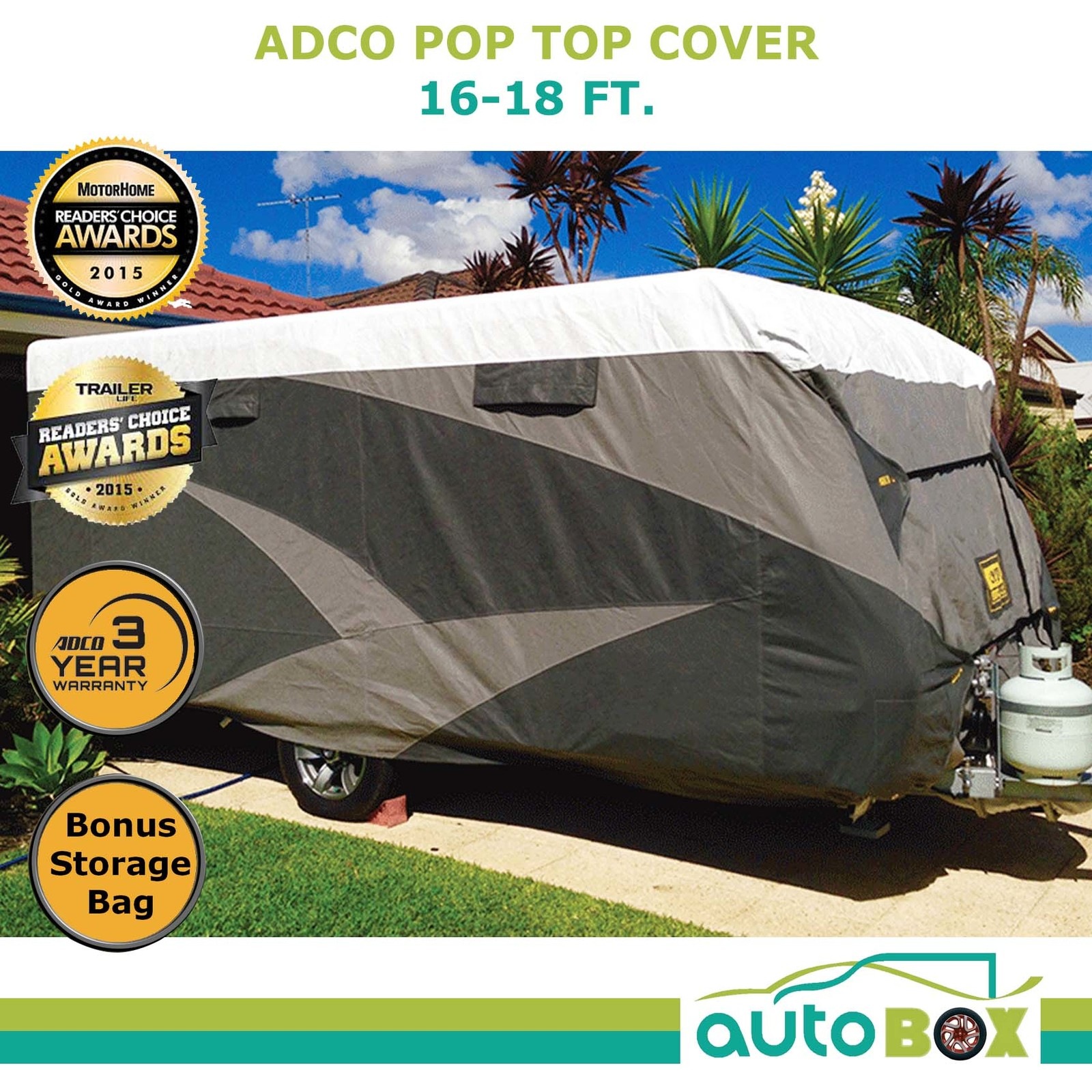ADCO 1618 ft PopTop Caravan Cover suit Jayco Expanda Journey