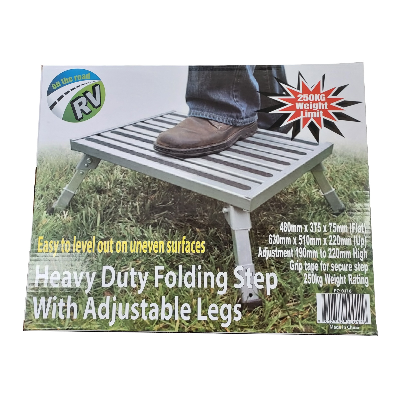 Adjustable Caravan Metal Step Motorhome Camper Jayco Avan Camping