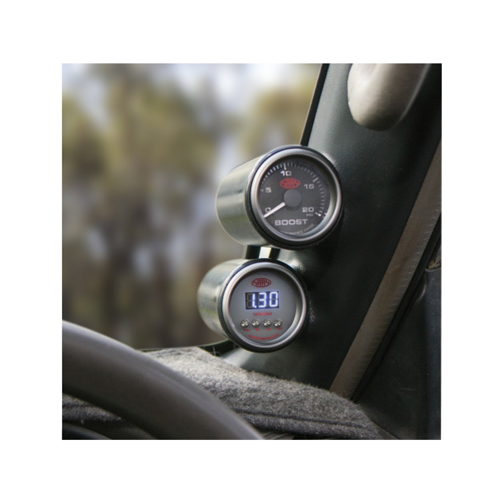 Pillar Pod suits VT VX VY VZ Holden Commodore w/ LCD Oil Pressure