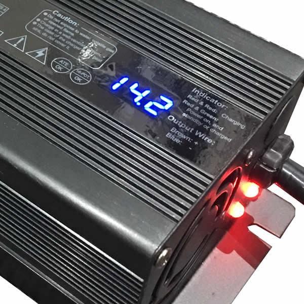 Pro Power 24V 60A Lithium LiFePO4 Battery Charger Display Portable