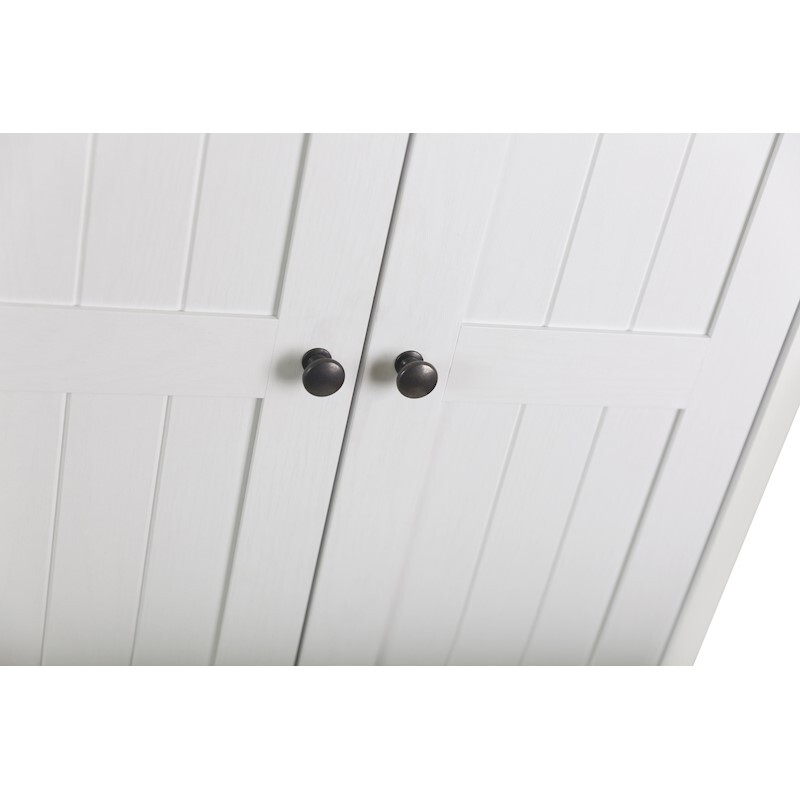 Hamptons 2 Door 5 Tier 60cm Wide Multipurpose Cupboard Buy