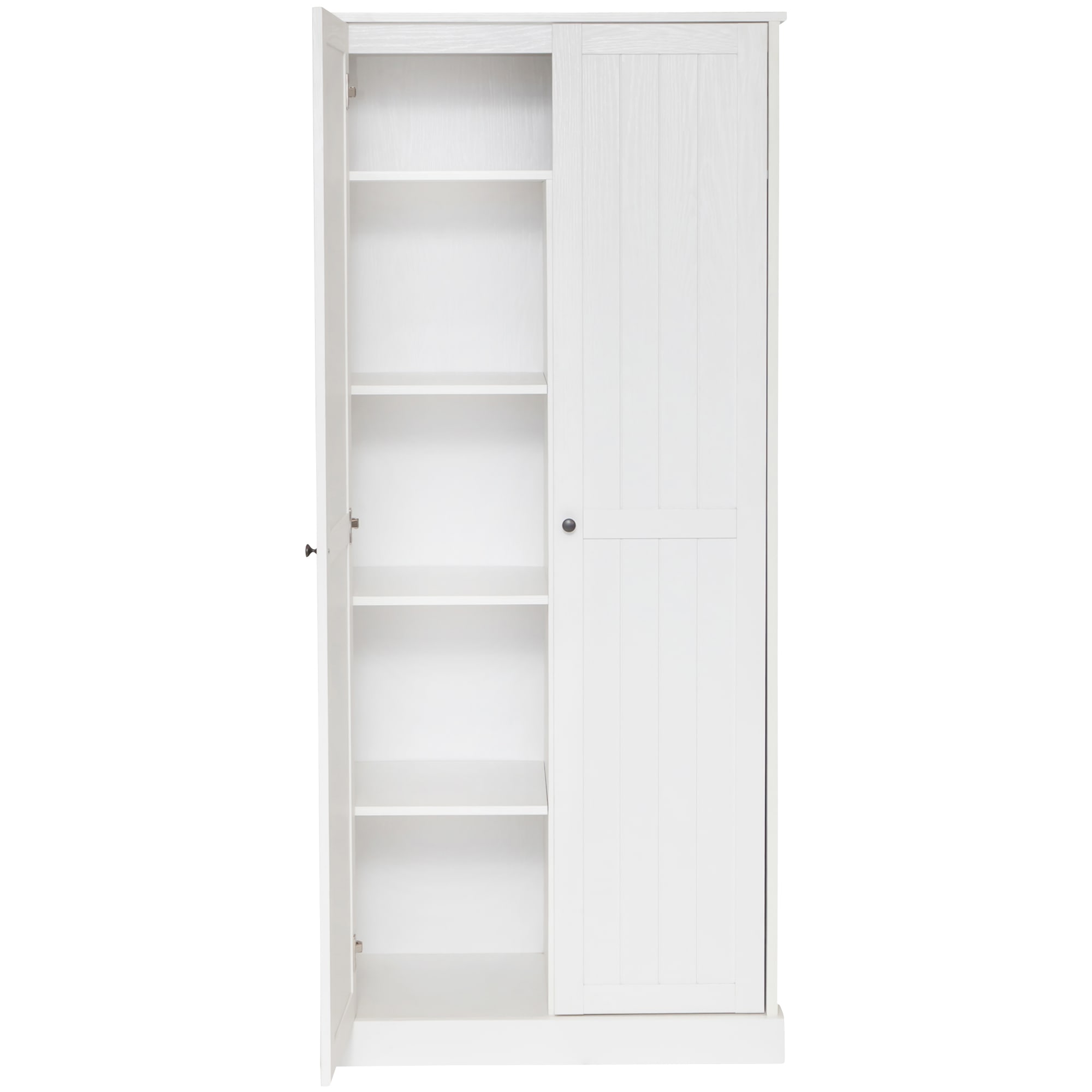 Hamptons 2 Door Broom Multipurpose Cupboard 1081256