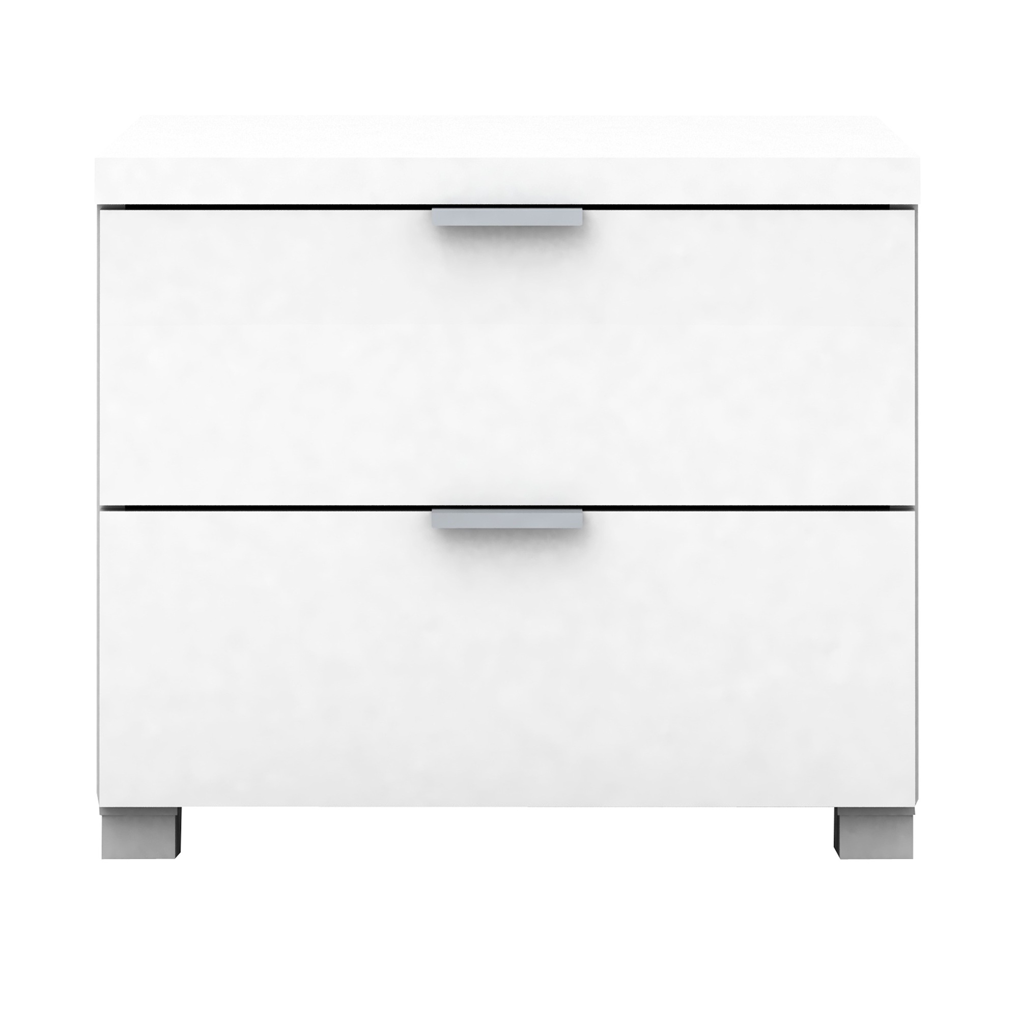 Kyana High Gloss 2 Drawer Bedside Table Buy Bedside Tables 711286