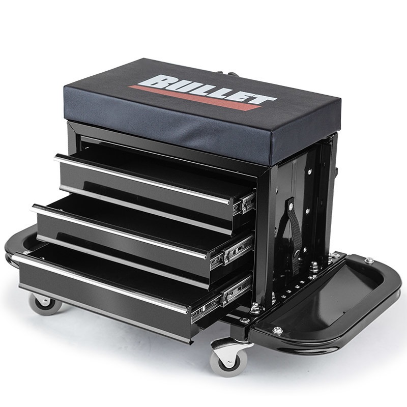 BULLET Rolling Tool Box Stool Mechanic Creeper Toolbox Seat Cushion Garage Tray Buy Tool Boxes