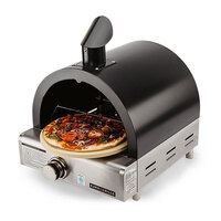 EuroGrille Portable Pizza Oven BBQ Camping LPG Gas Stainless Steel Benchtop