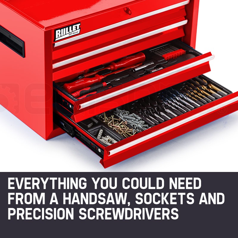 BULLET 319 Piece Tool Kit Chest Tool Box DIY Metric Toolbox Mechanic
