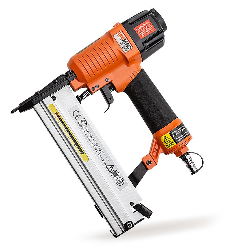 UNIMAC 2in1 Air Brad + Staple Finishing Nail Gun Pneumatic Nailer