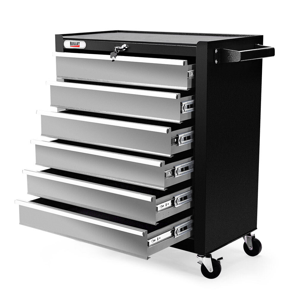 BULLET 6 Drawer Tool Box Trolley Garage Toolbox Storage