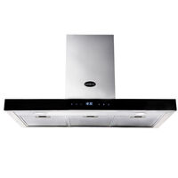 EuroChef Stainless Steel 900MM Wall Mounted Rangehood Classic T-Style