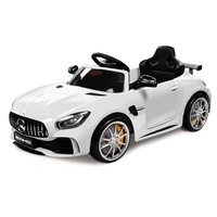 Rovo Kids Kids Ride On Car Licensed Mercedes-Benz AMG GTR Electric Toy Battery Remote WT