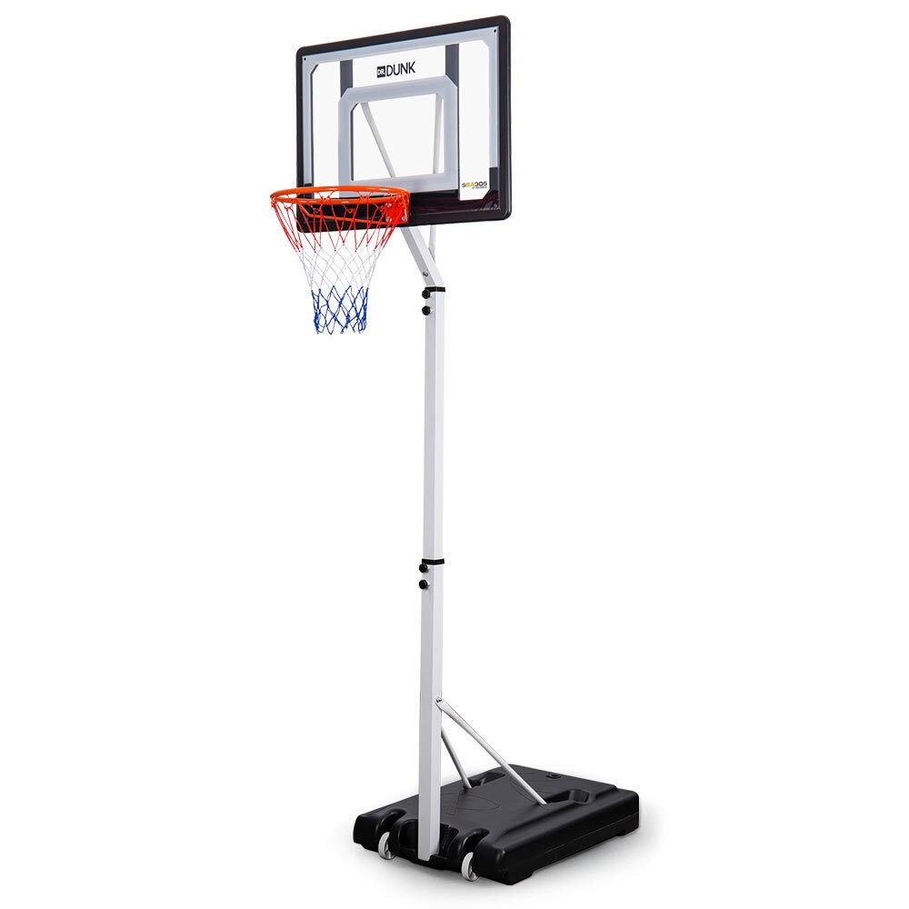 Dr.Dunk Portable Basketball Hoop Stand System Height Adjustable Net ...