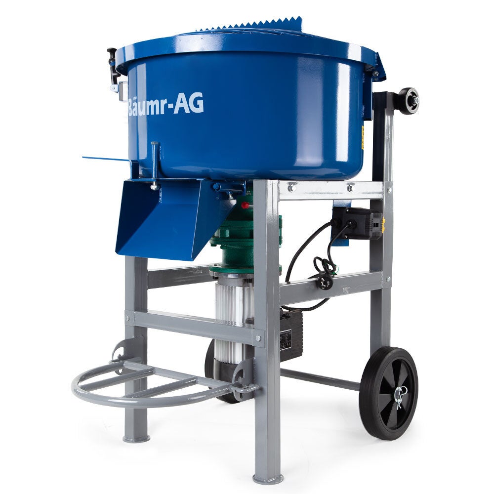 Baumr-AG 100L Concrete Mixer Mortar Electric Cement 1500W Screed Pan