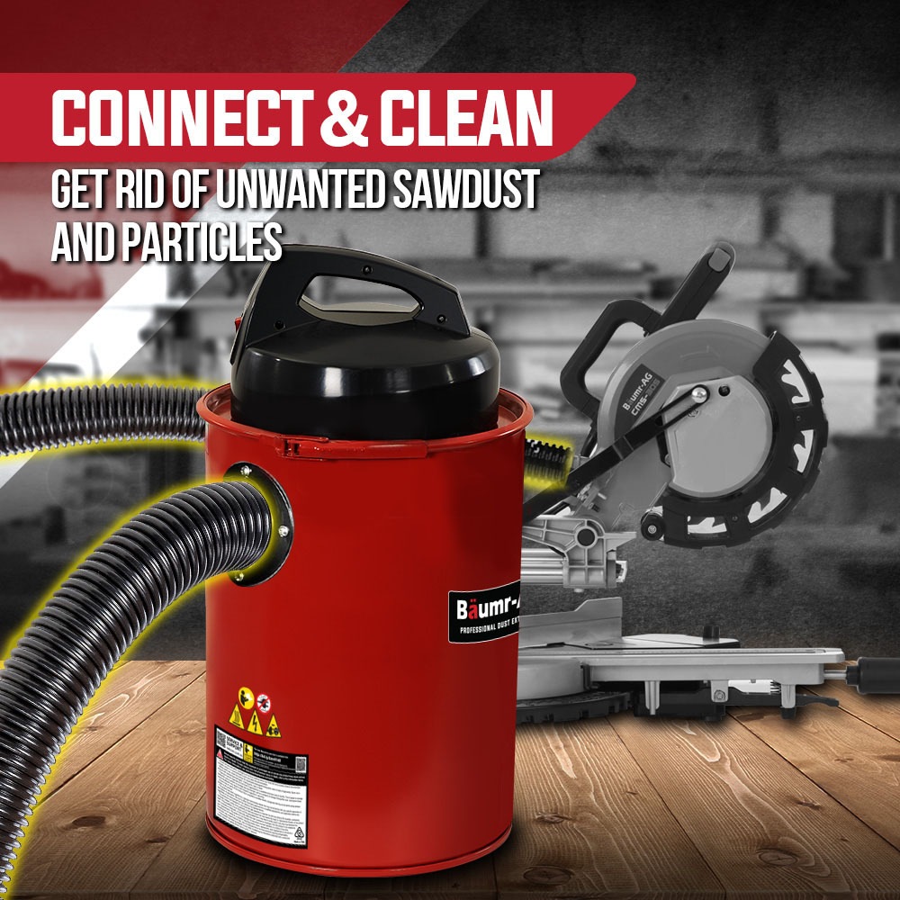 Baumr-AG Dust Collector Extractor Woodworking Portable Baumr-AG Dust Collector Extractor Woodworking Portable