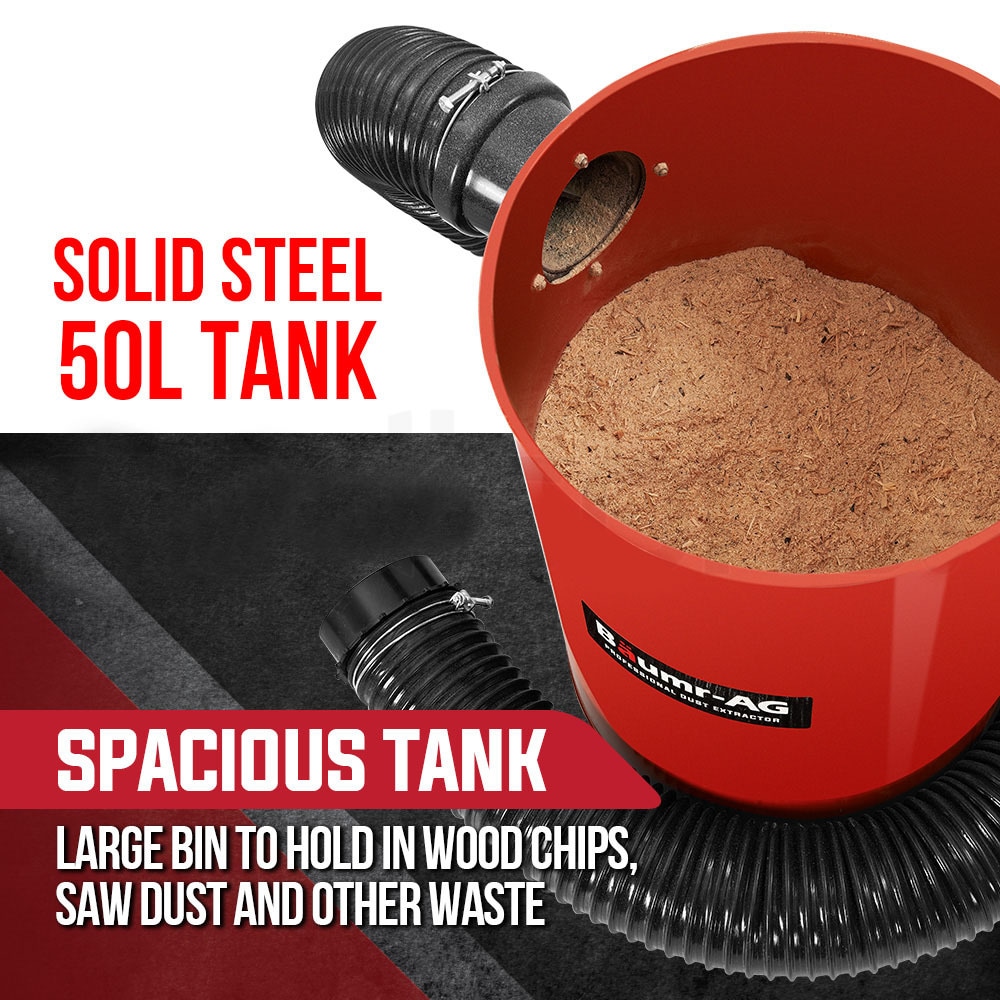 Baumr-AG Dust Collector Extractor Woodworking Portable Baumr-AG Dust Collector Extractor Woodworking Portable