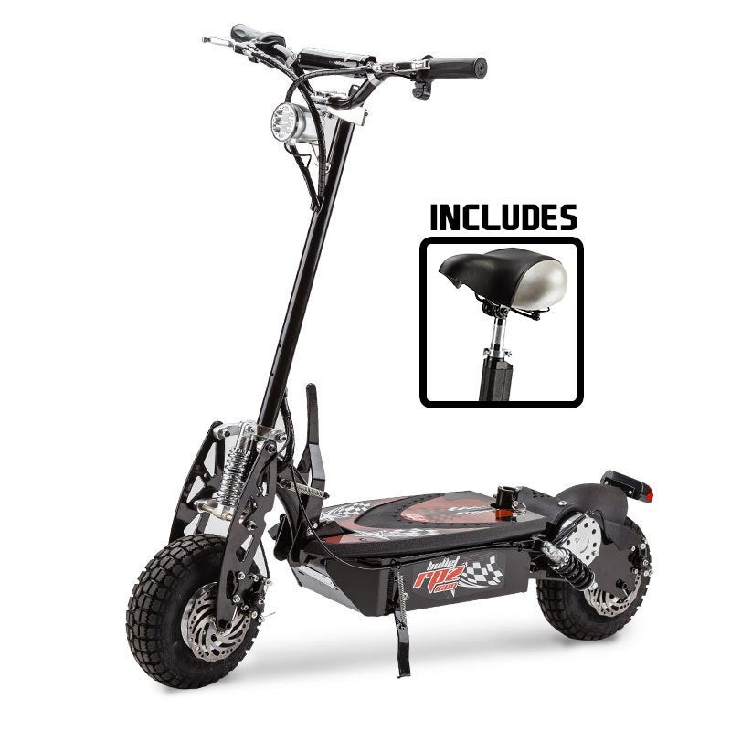 Bullet Rpz1600 Series 1000w Electric Scooter 48v Turbo W Led For 