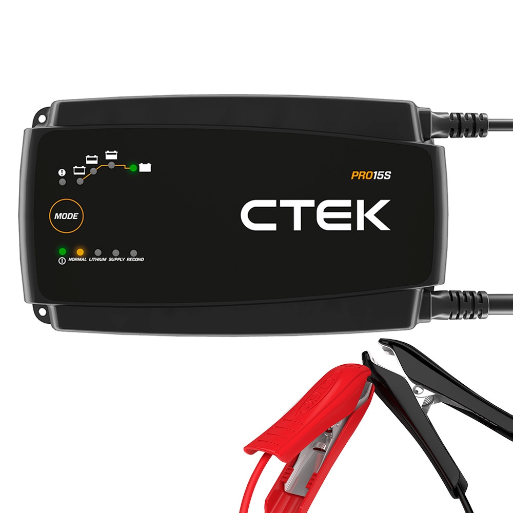 CTEK PRO15S 15A 12V Battery Charger Maintainer Automatic