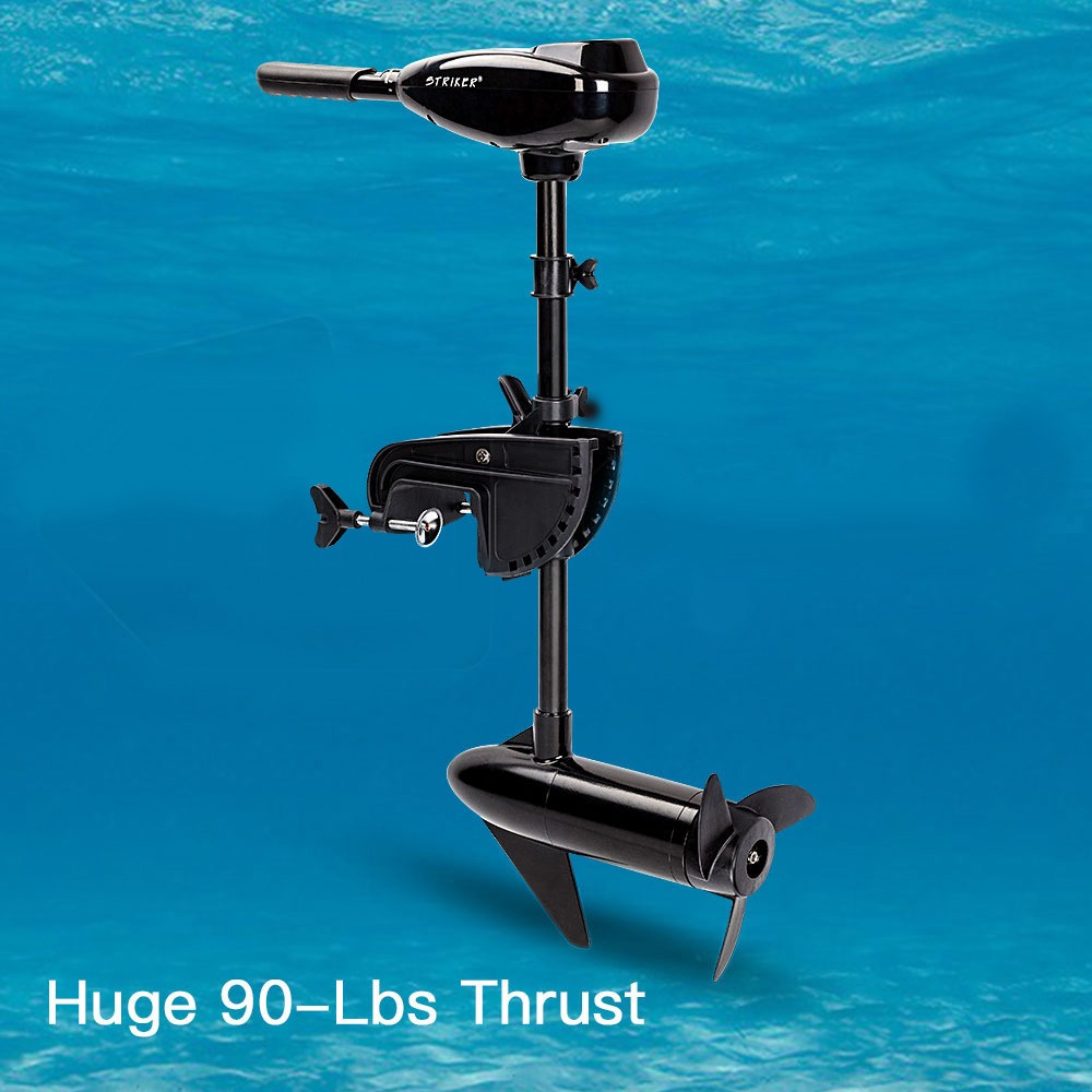 Striker 90LBS Electric Trolling Motor Inflatable Boat Outboard Fishing