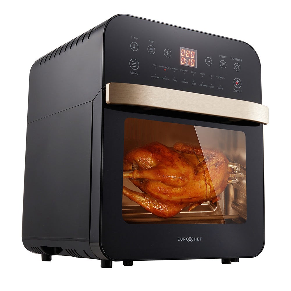 EUROCHEF 16L Air Fryer Electric Digital Airfryer Rotisserie Dry Large