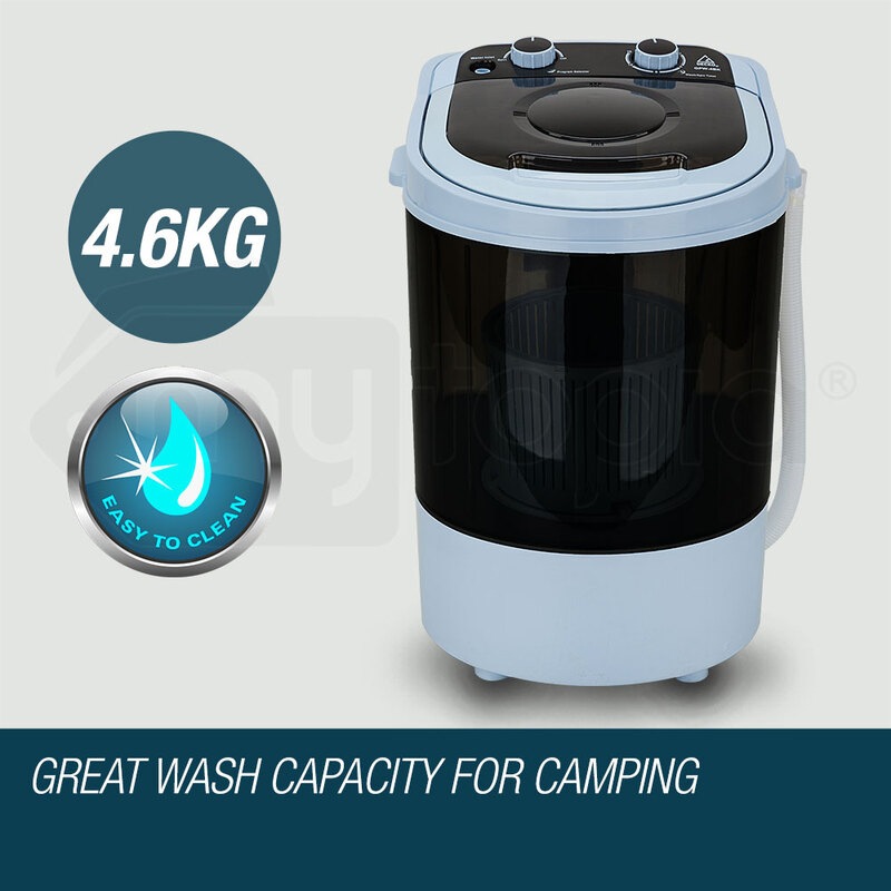 GECKO 4kg Mini Portable Washing Machine Camping Caravan Outdoor RV Boat