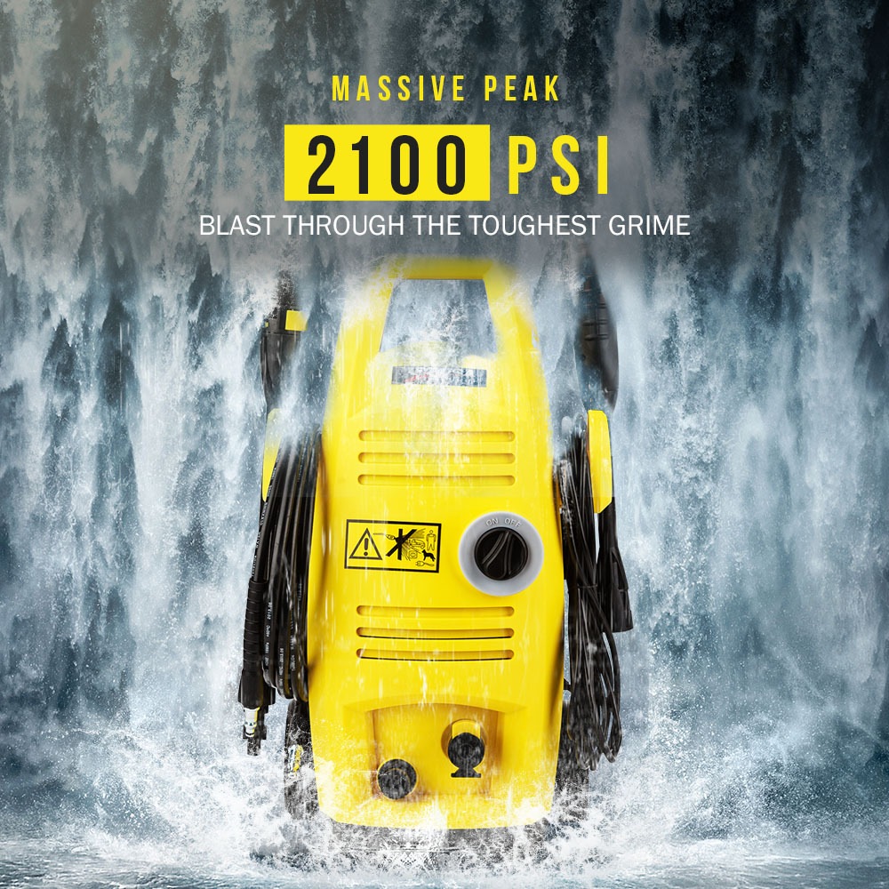 JETUSA 3200 PSI Electric High Pressure Cleaner Washer Gurney Water